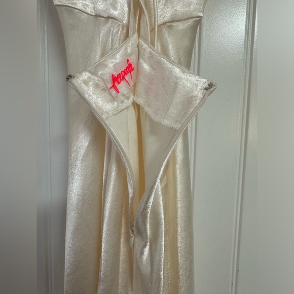 Small Free People Intimates Ivory Slip Maxi Dress - Picture 6 of 9